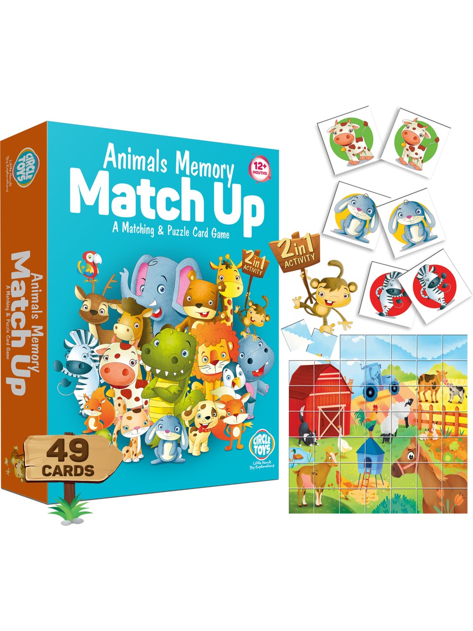 Animals Memory Match Up