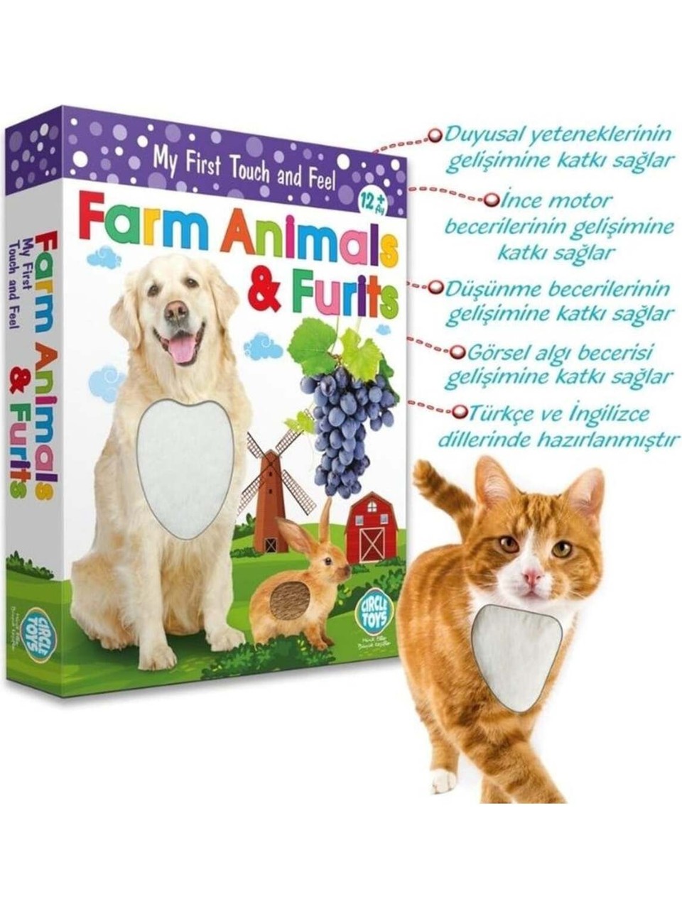 Dokun Hisset Çiftlik Hayvanları ve Meyveler