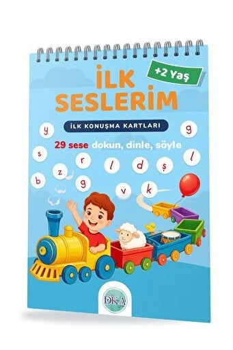 İlk Seslerim - İlk Konuşma Kartları (Büyük Boy - 22x32 cm)