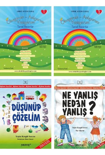 Bilişsel Gelişim ve Yaratıcı Düşünme Terapi Seti - Okuma Yazma, Mantık ve Sosyal Muhakeme Paketi