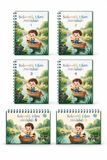 3–7 Yaş Kekemelik Erken Destek Seti (6 Kitap)