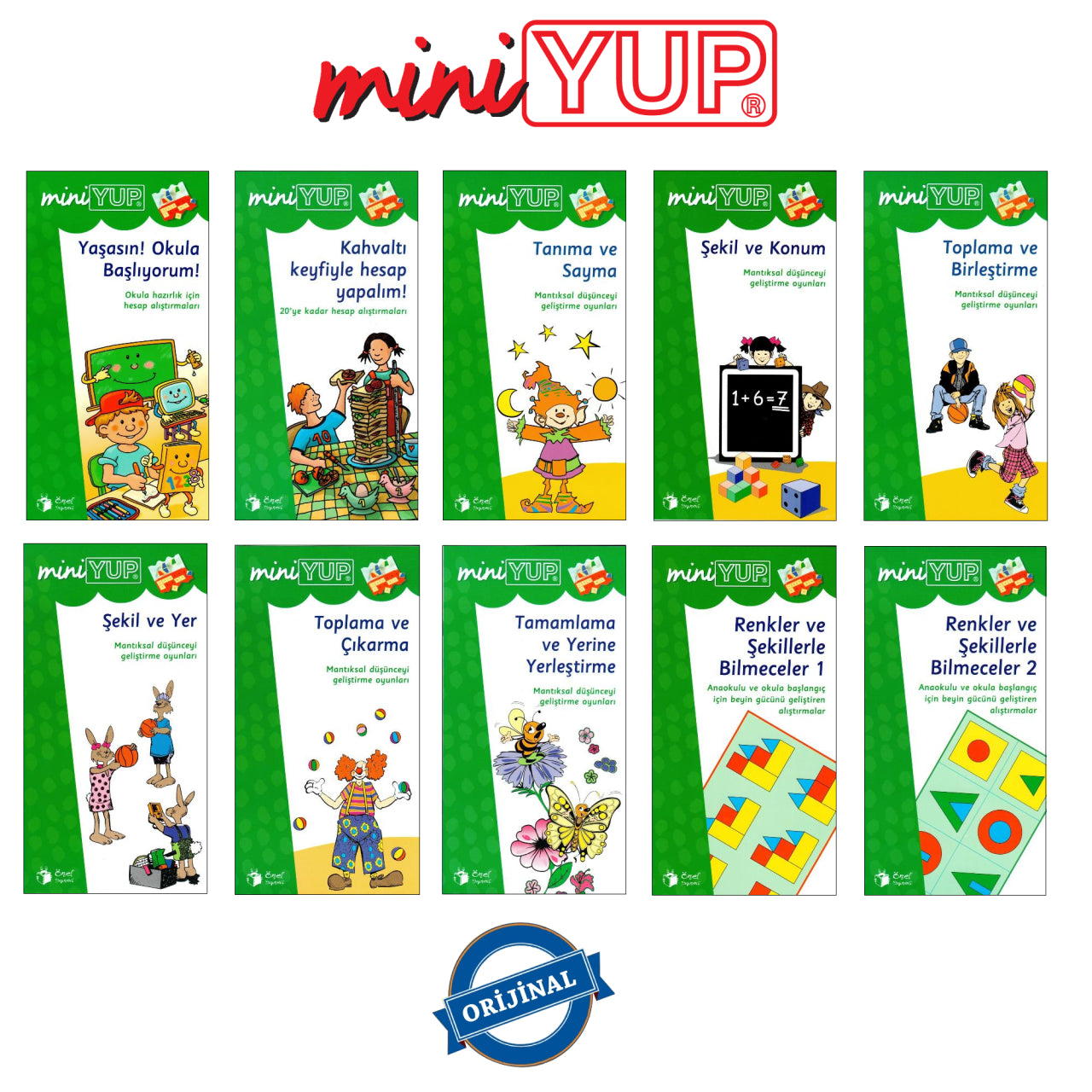 6 yaş Dikkat Geliştirme Zeka Güçlendirme Kitapları