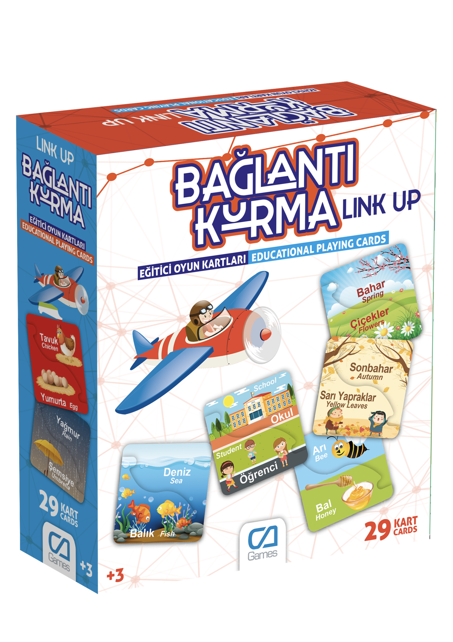 CA Games Bağlantı Kurma Oyun Kartları: Kavramlar Arasında Köprü Kur!