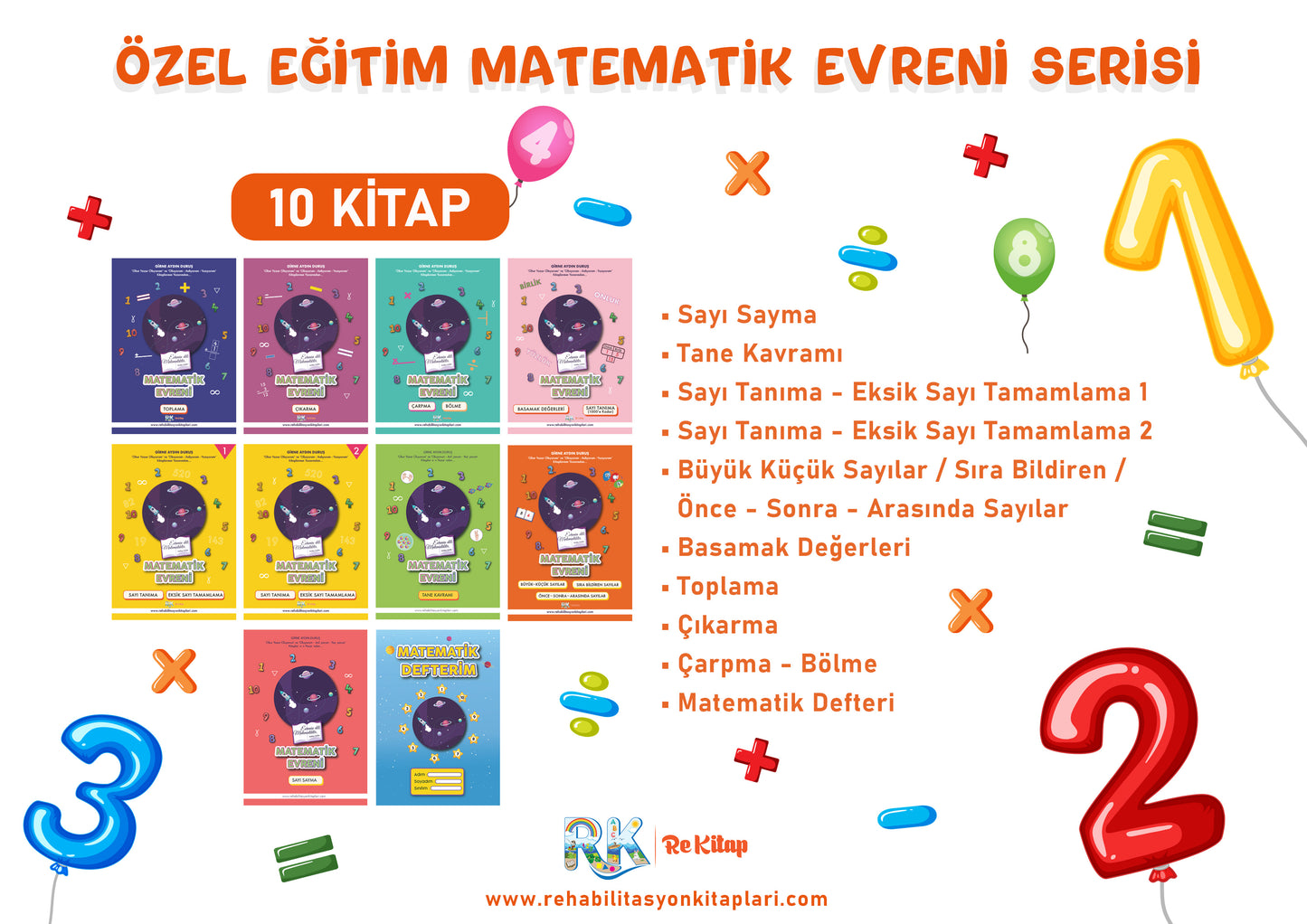 Özel Eğitim Matematik Evreni Seti Full Set