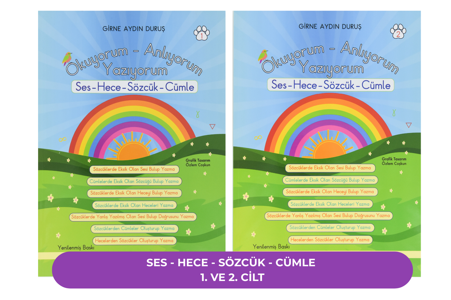 Ses Hece Sözcük Cümle 1-2 Okuyorum Anlıyorum Yazıyorum Serisi