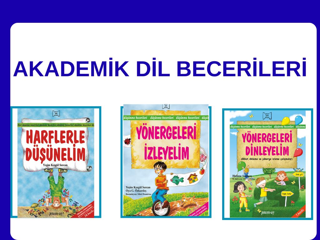 Akademik Dil Becerileri ve Yönerge Takibi Seti: 3 Kitaplık Bilişsel Gelişim Rehberi