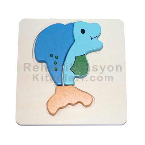 Ahşap Balık Puzzle (3 Parça)