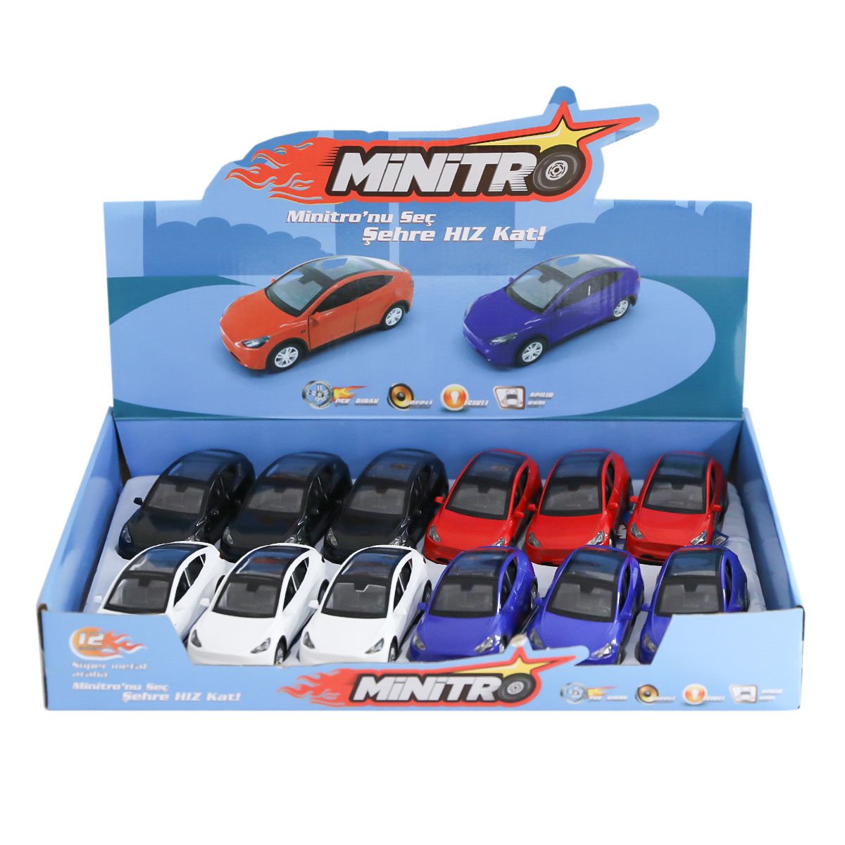 36 METAL ÇEKBIRAK SESLİ IŞIKLI TESLA