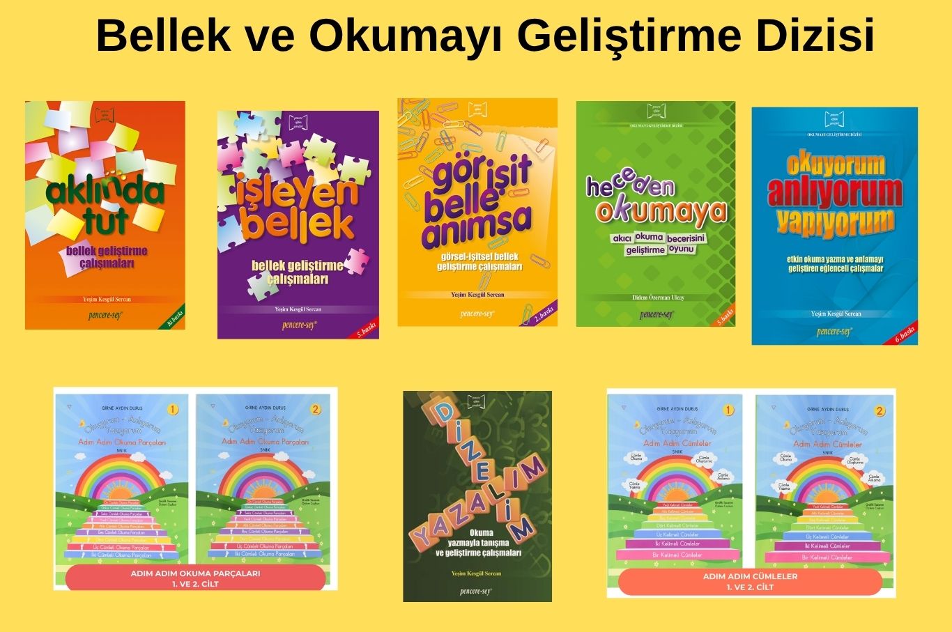 Bellek ve Okumayı Geliştirme Dizisi: Anlamlı Okuma ve Zihinsel Kapasite Seti 10 kitap