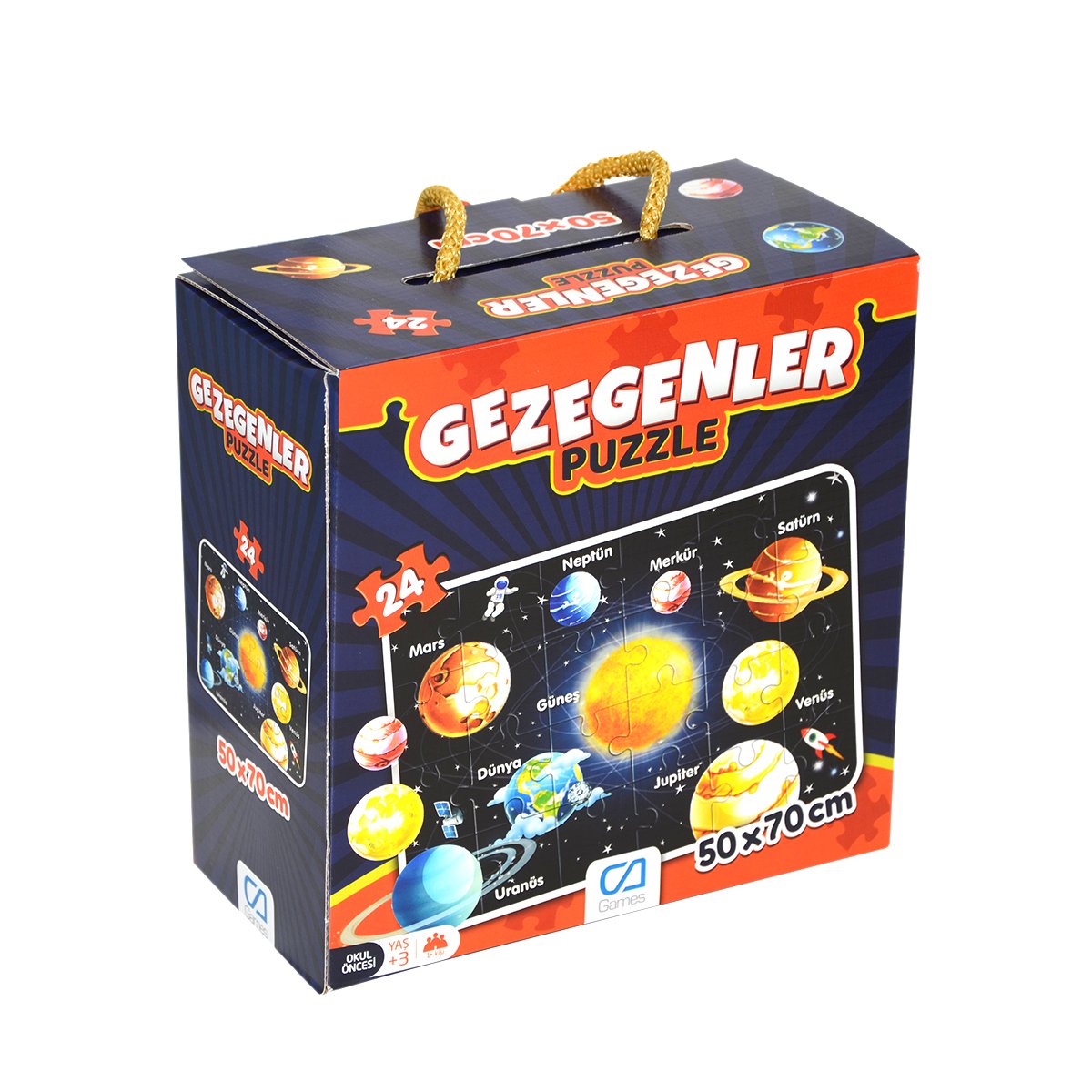 Gezegenler Yer Puzzle: Uzayın Derinliklerini Odana Taşı!