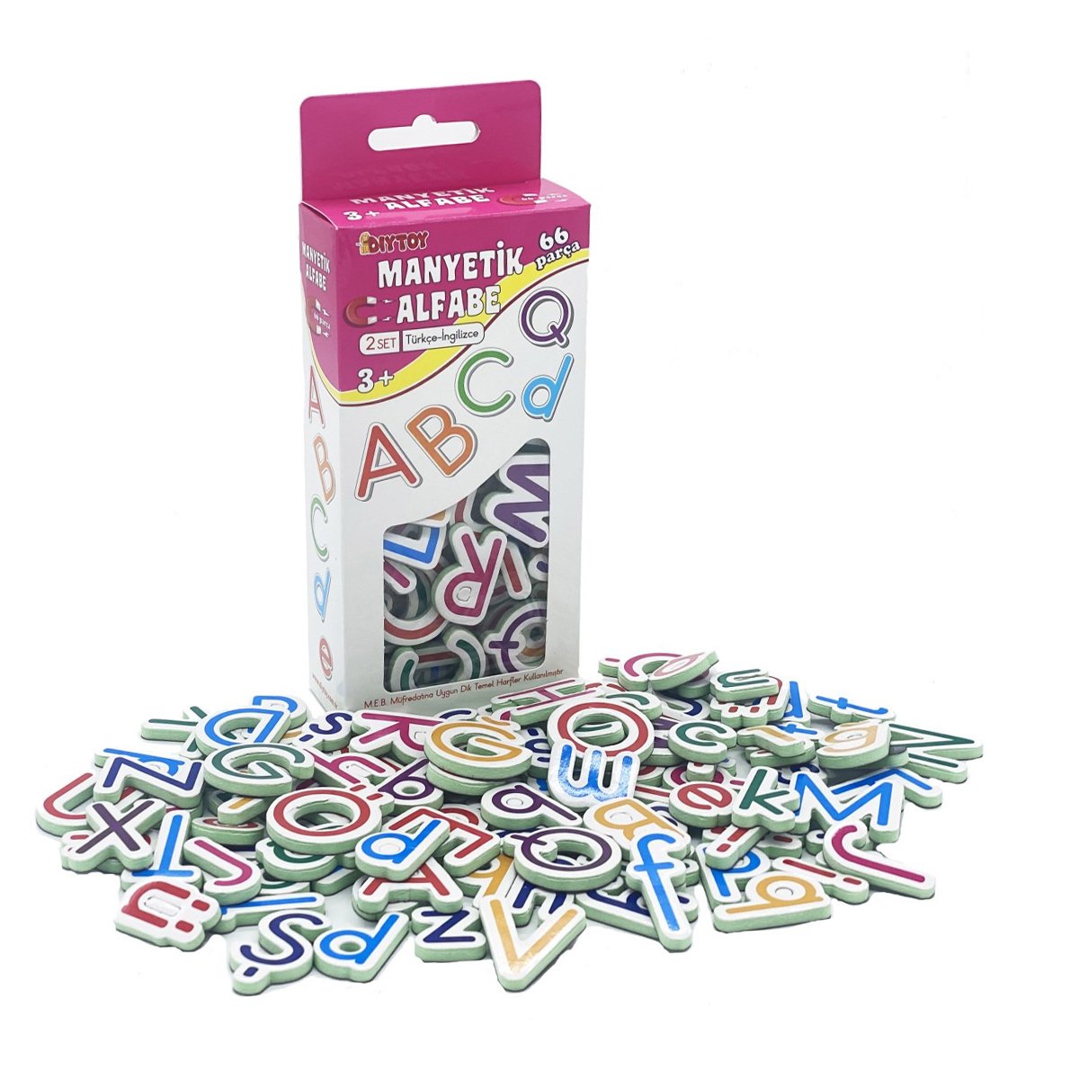 MANYETİK TÜRKÇE-İNGİLİZCE ALFABE