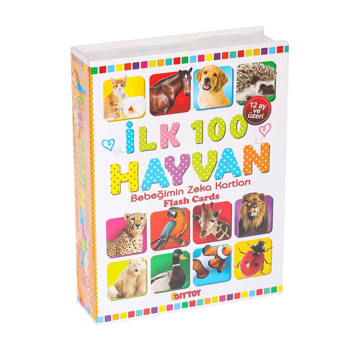 FLASH CARD İLK 100 HAYVANLAR EĞİTİCİ KARTLAR