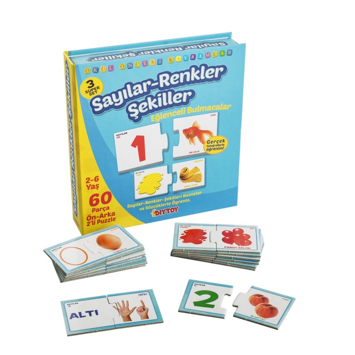 EĞLENCELİ BUL SAYILAR RENKLER ŞEKİLLER