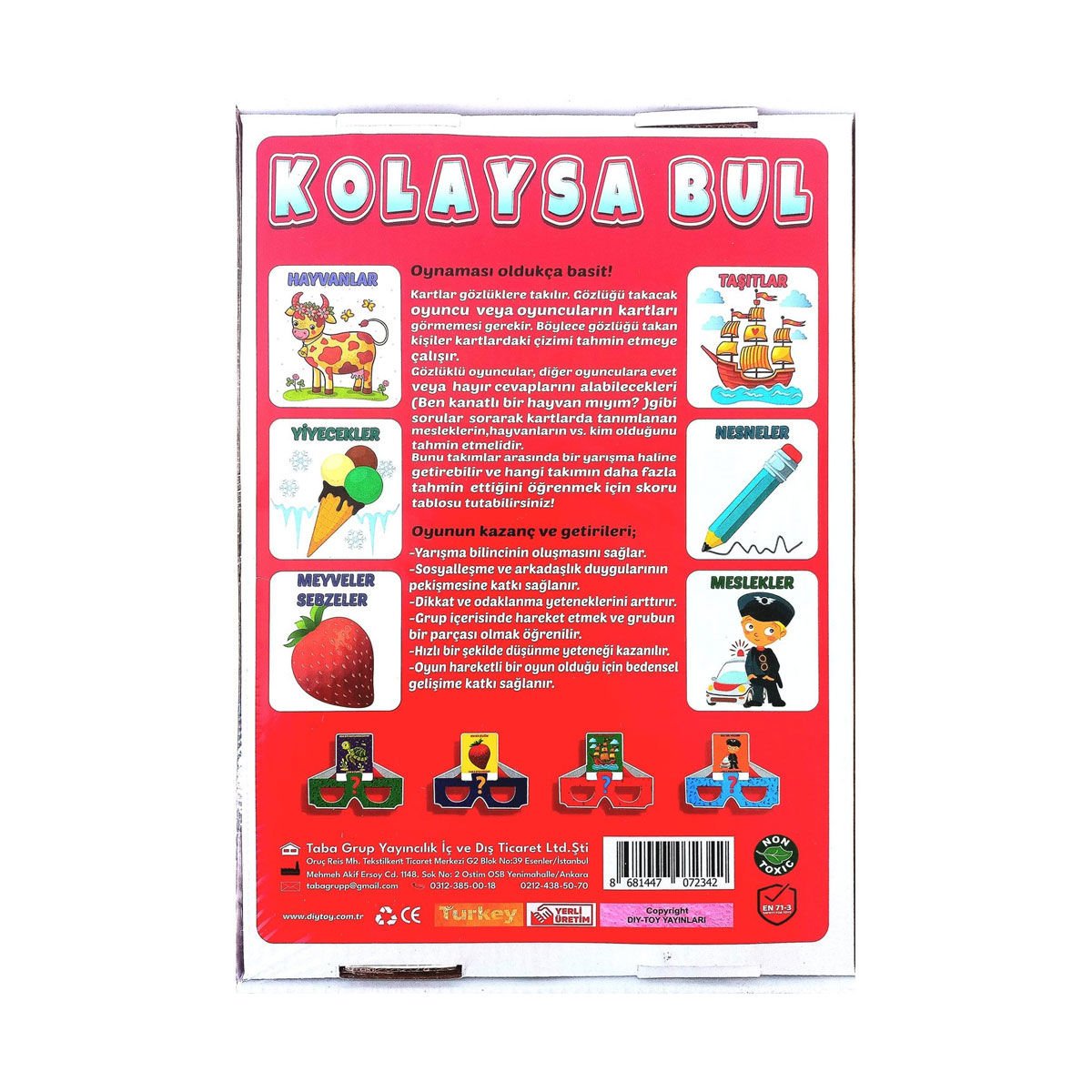 KOLAYSA BUL TAHMİN ETME OYUNU