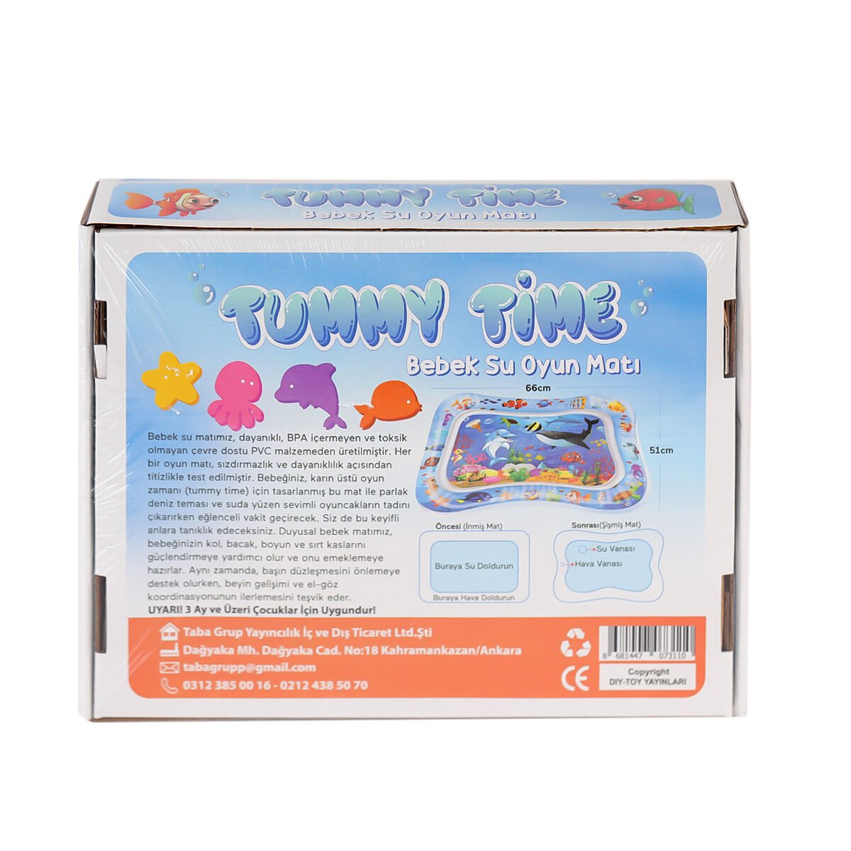 Tummy Time Bebek Su Oyun Matı