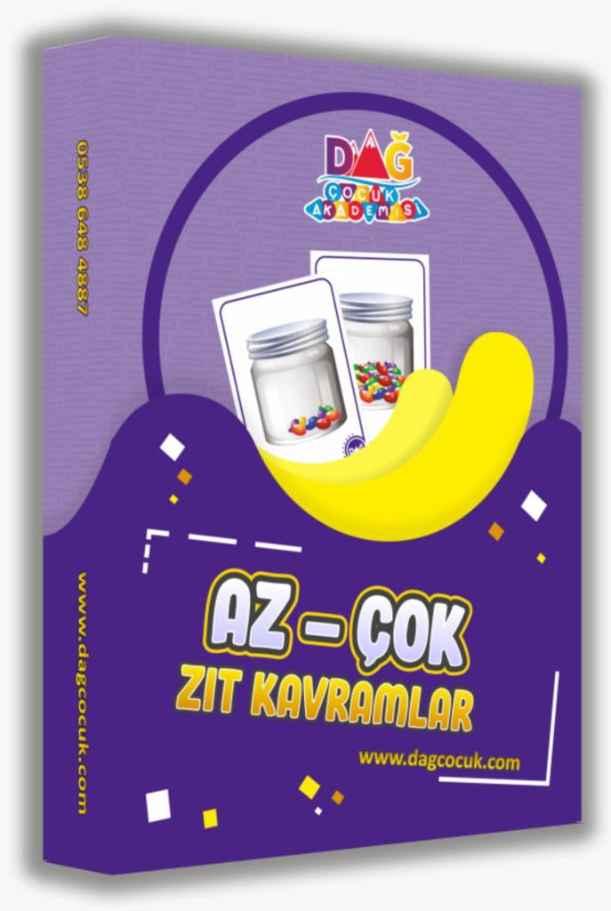 Az Çok Zıt Kavramlar - Erken Dönem Miktar ve Karşılaştırma Algısı Seti