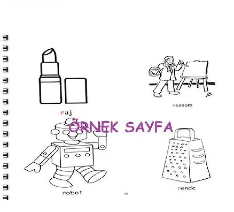 Dka Artikülasyon Boyama Kitabı