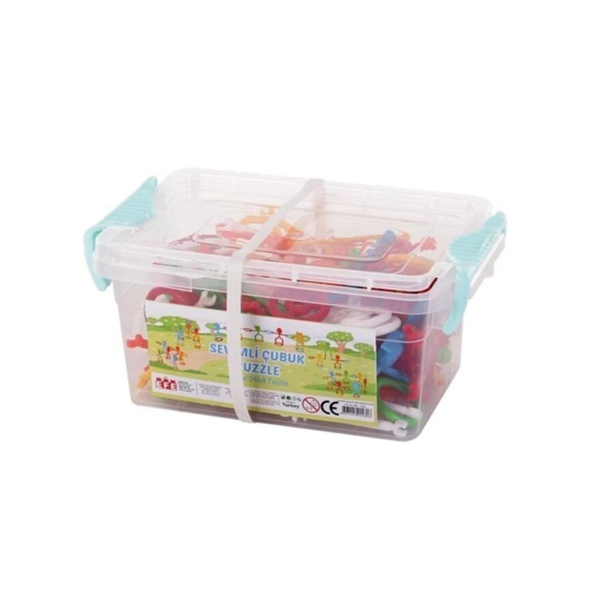 Sevimli Çubuk Puzzle Küçük – Renkli Çubuklarla Zekâ Yolculuğu!