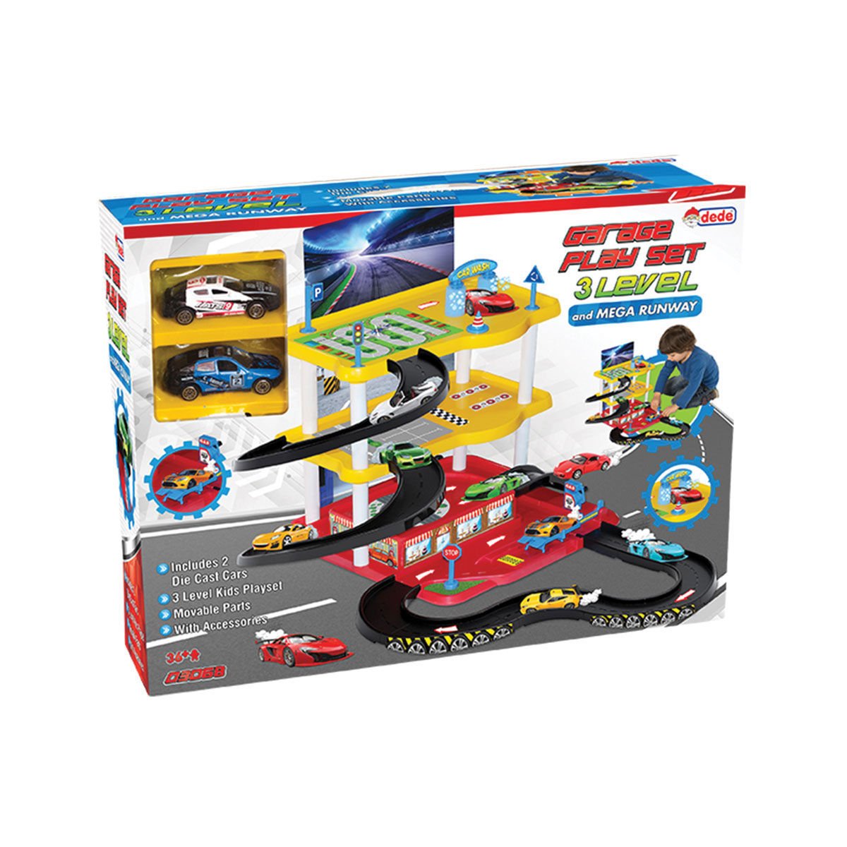3 Katlı Garaj Oyun Seti