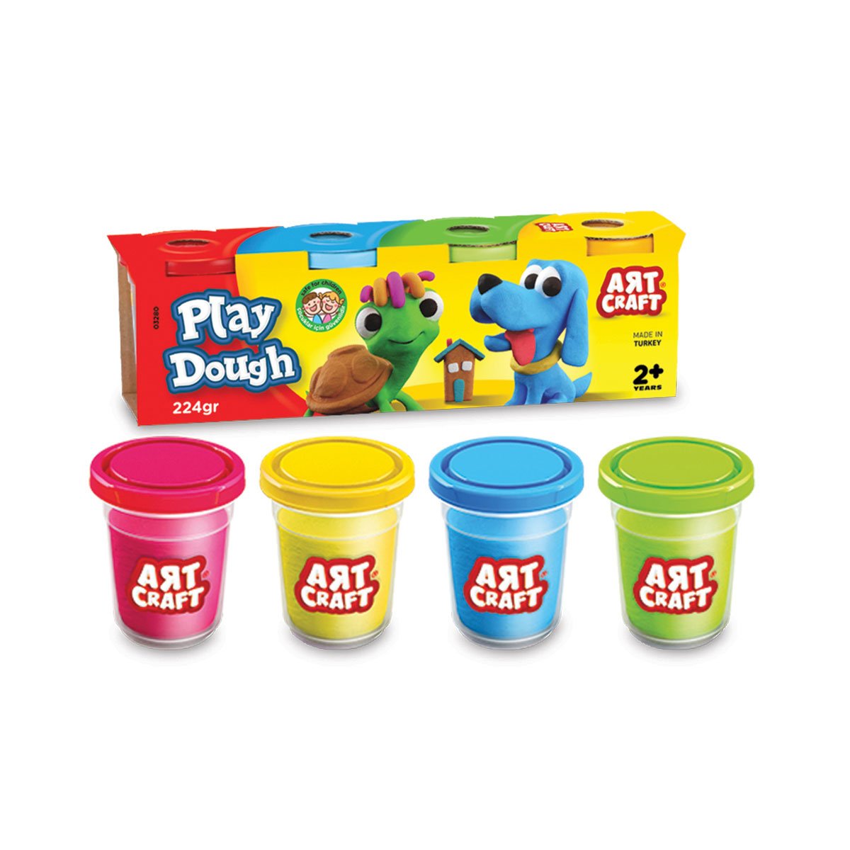 Art Craft 4lü OYUN HAMURU / 224 gr