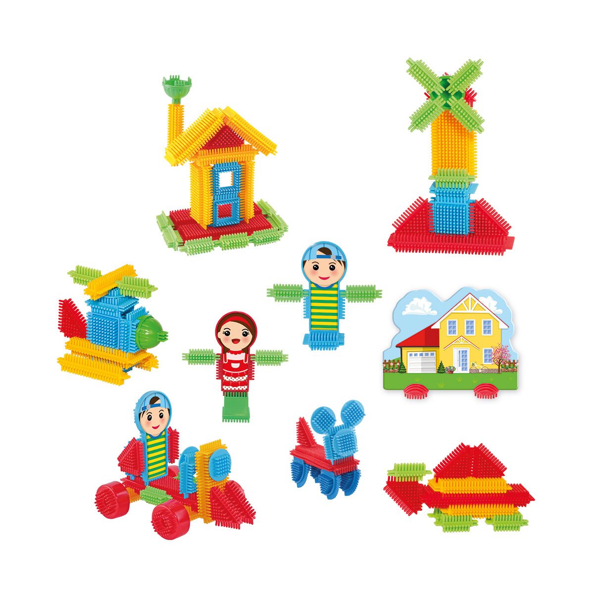 KAKTÜS BLOKLAR KOCA 120PCS