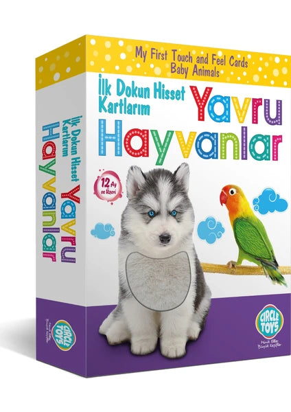 İlk Dokun Hisset Kartlarım Yavru Hayvanlar