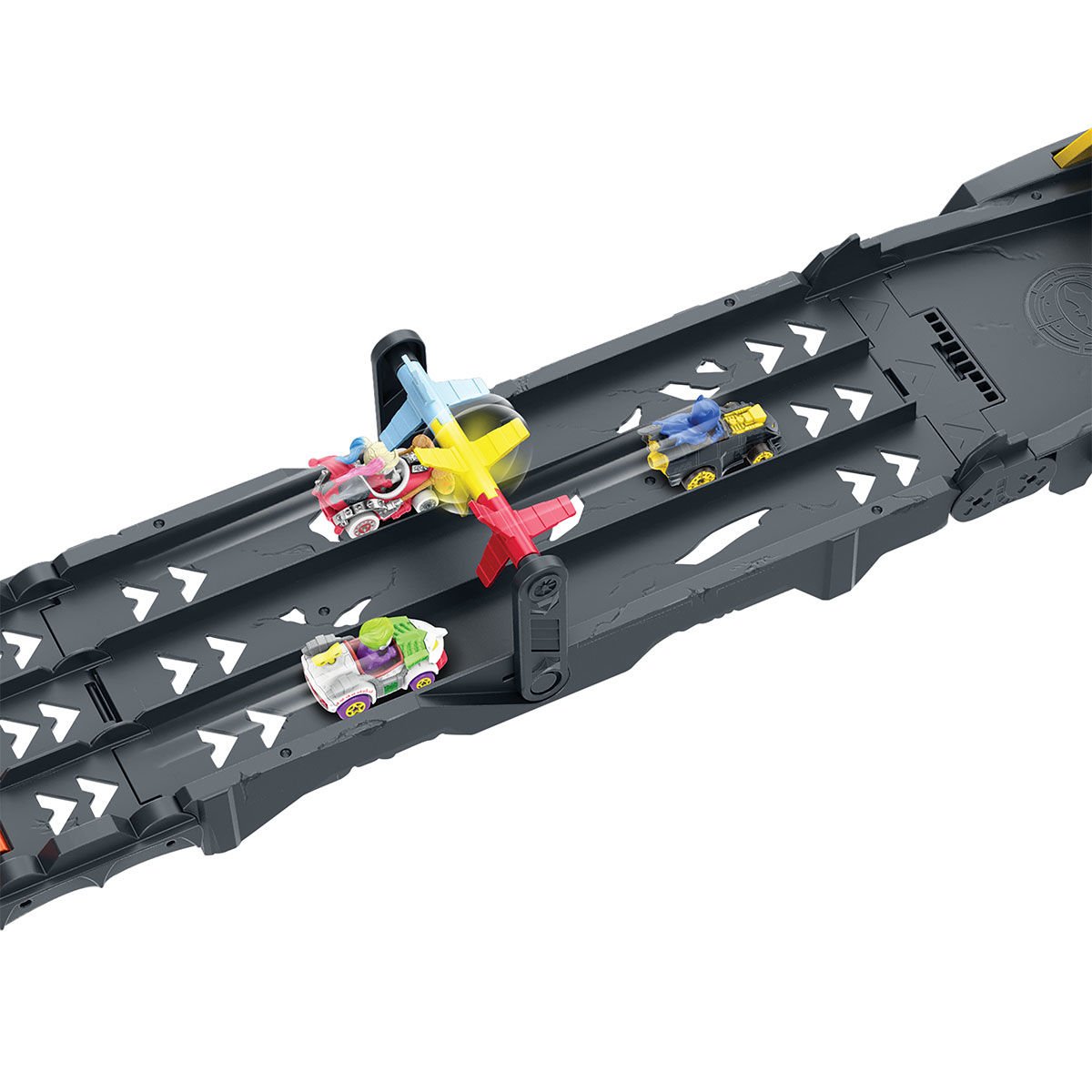Hot Wheels RacerVerse Ultimate Batman Pist Seti - Dev Dönüşen Tır ve 3 Şeritli Yarış Heyecanı