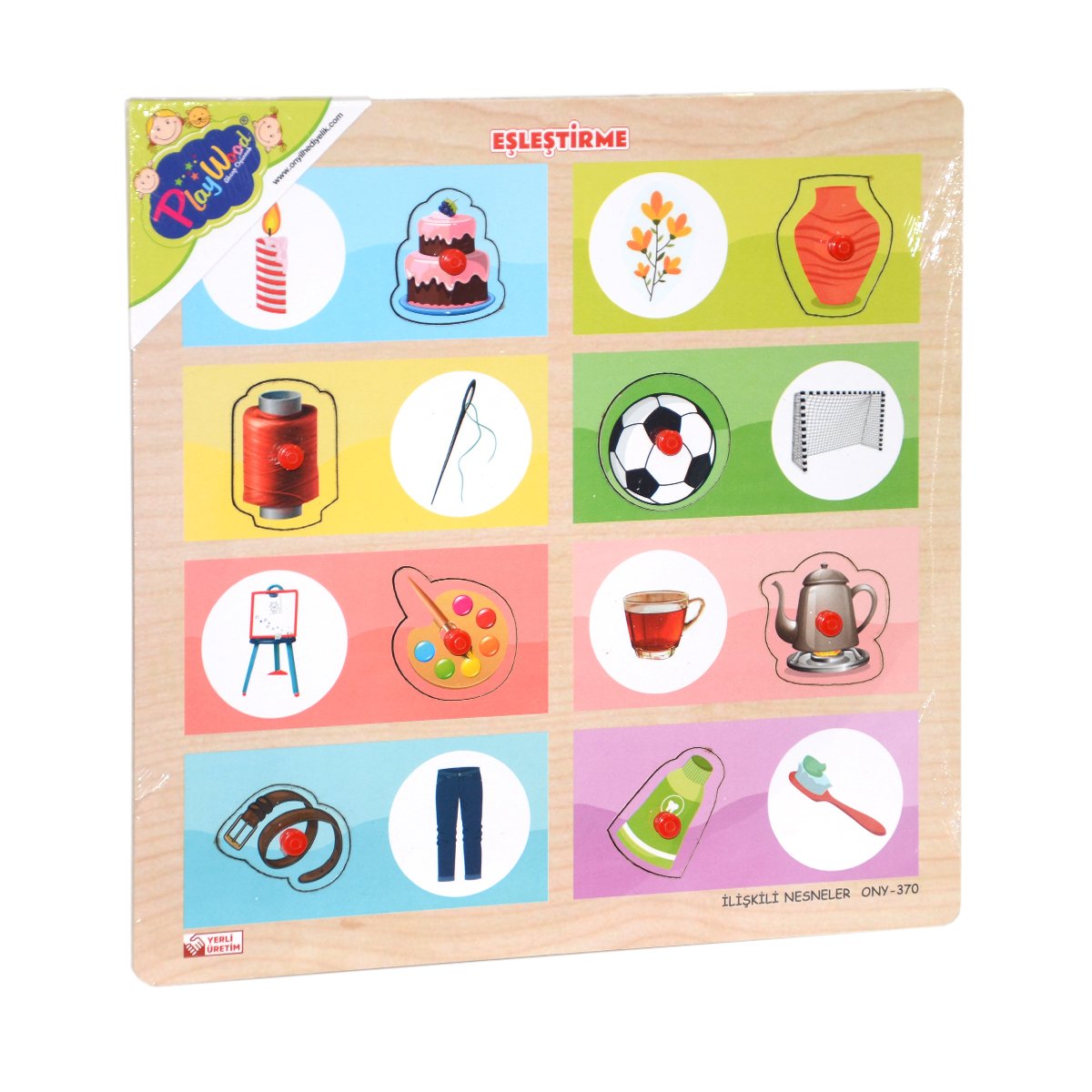 Ahşap Tutmalı Eşleştirme İlişkili Nesneler