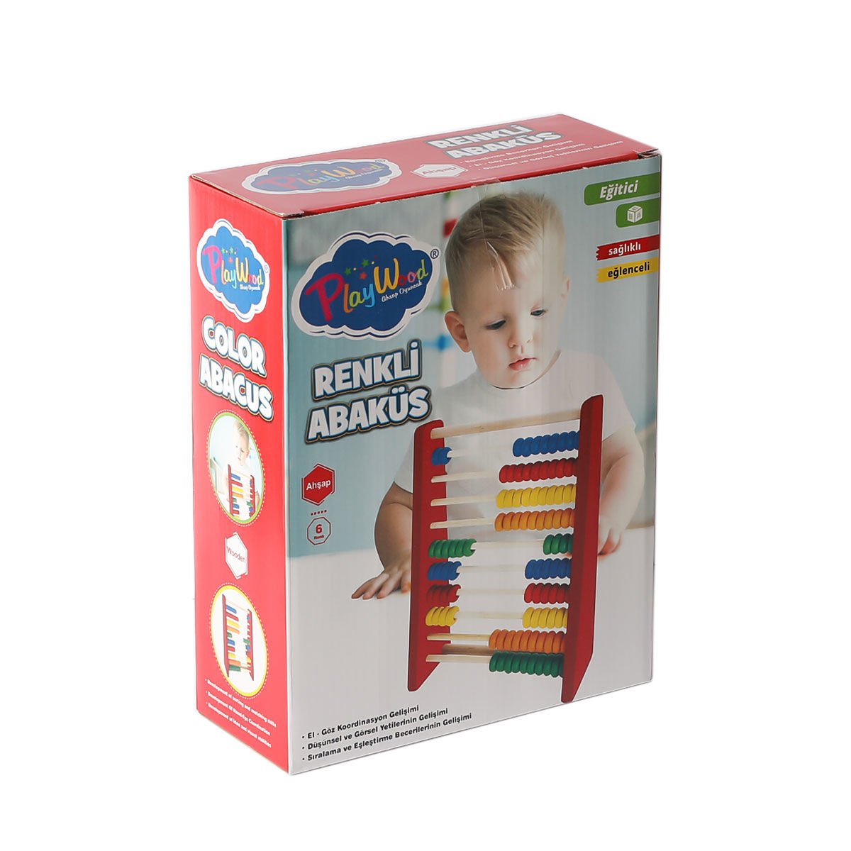 Ahşap Renkli Abaküs