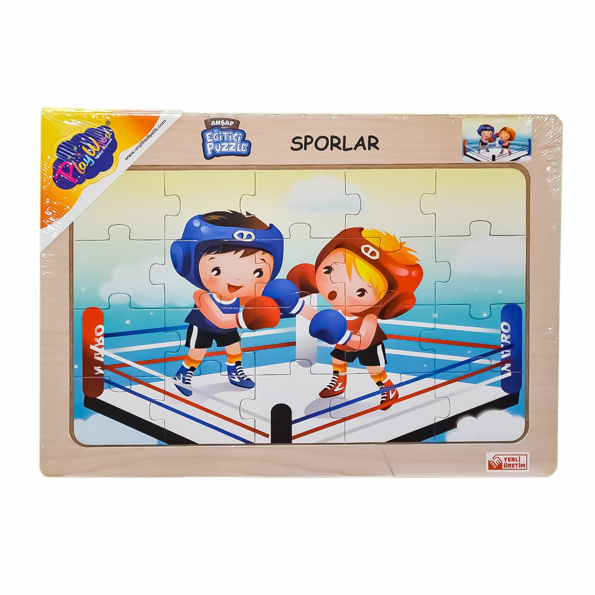 Ahşap Eğitici Puzzle Sporlar