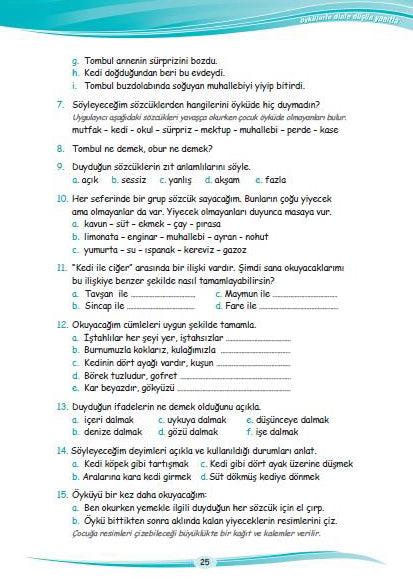 Öykülerle Dinle Düşün Yanıtla