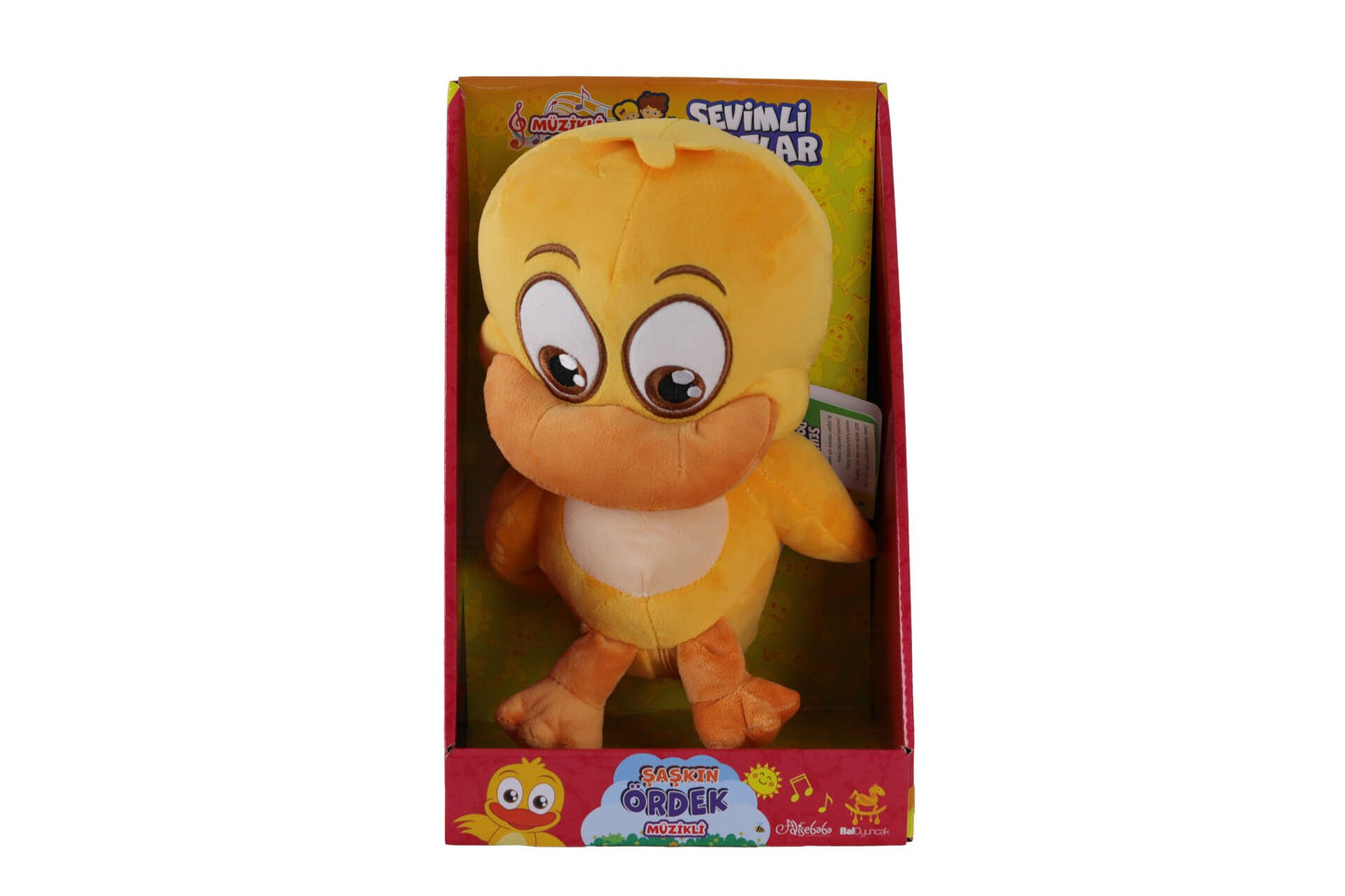 Sevimli Dostlar Müzikli Pelüş Oyuncak - Şaşkın Ördek (29 cm)