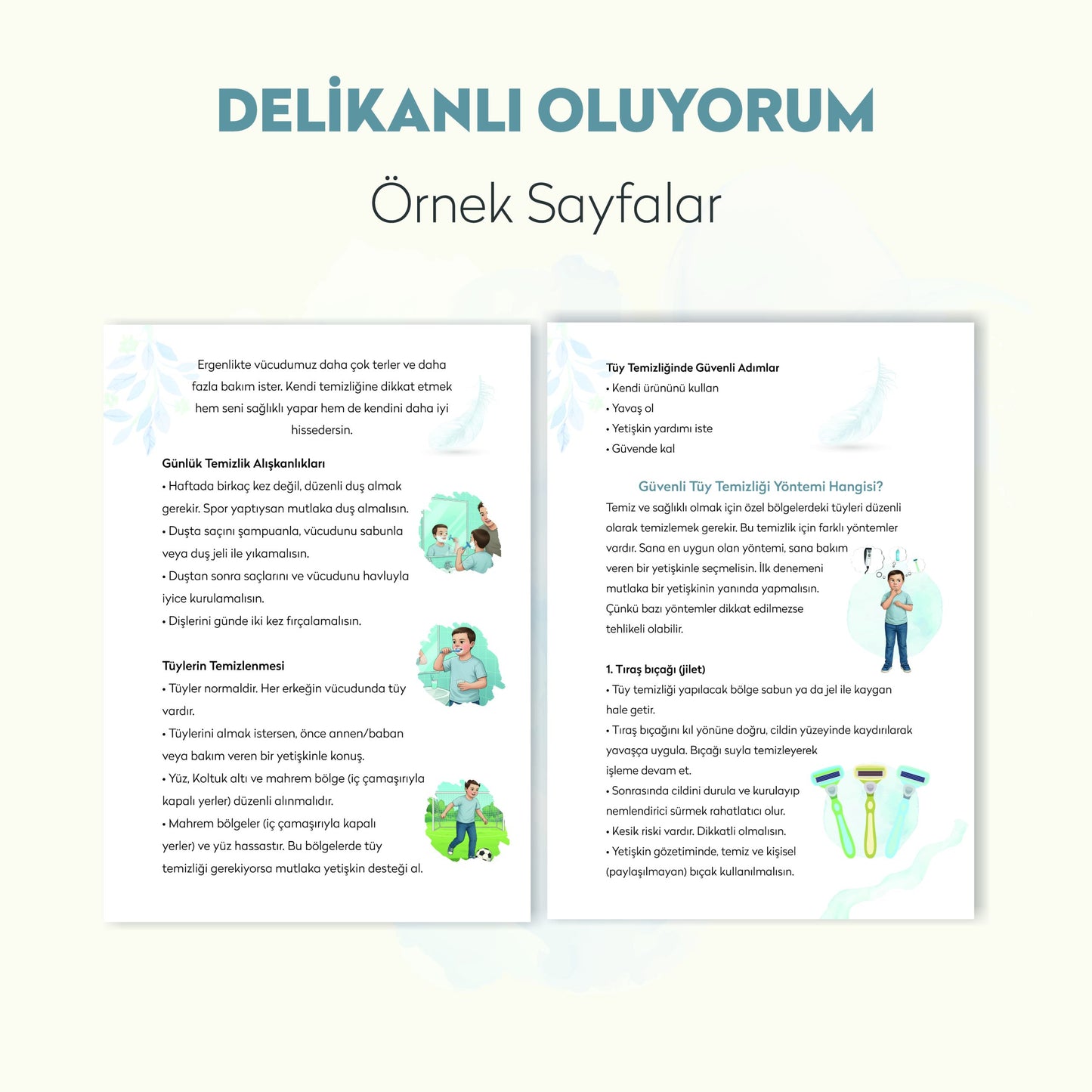 Delikanlı Oluyorum: Özel Erkekler Büyüyor – Ergenlik ve Mahremiyet Rehberi