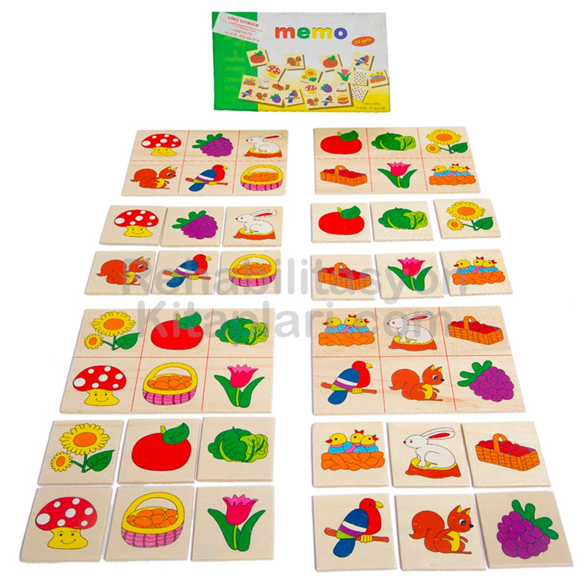 TOMBALA AHŞAP(SEBZELER VE HAYVANLAR)