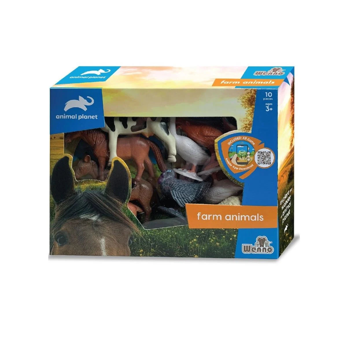 Vardem Kutulu 10 Parça Çiftlik Hayvanları Seti