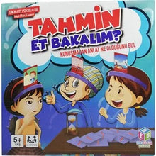 Tahmin Et Bakalım Konuşmadan Anlat Ne Olduğunu Bul