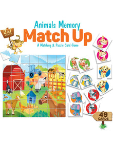 Animals Memory Match Up