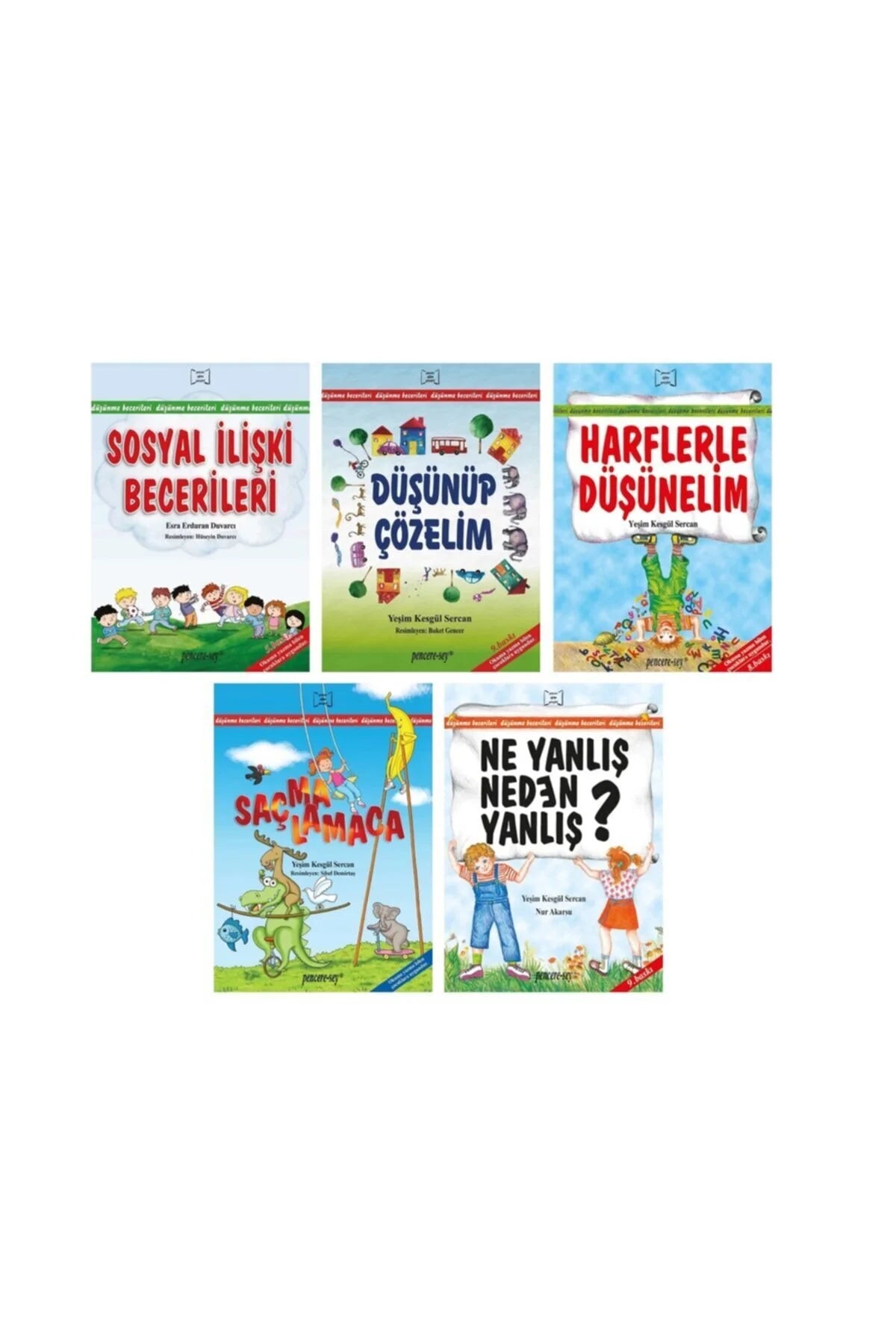 Pencere Sey Düşünme Becerileri 1. Set 5 Cilt
