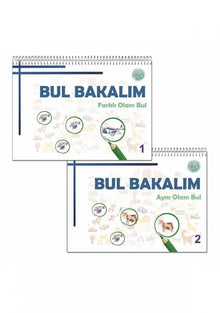 Bul Bakalım Seti - Görsel Dikkat ve Odaklanma Terapi Seti (2 Kitap)