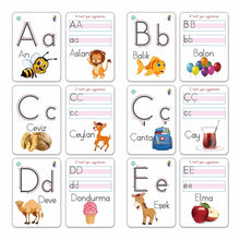 Circle Toys Harfler Yaz Sil Aktivite Kartları