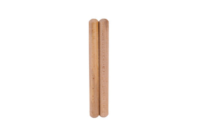 Ahşap Ritim Çubuğu (2’li Set) – Poşetli ve Doğal