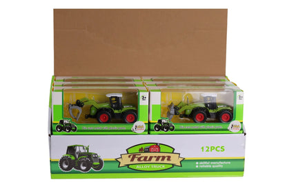Display Küçük Traktör (13 cm) – Minik Çiftçiler İş Başında