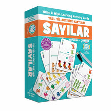 Circle Toys Sayılar Yaz Sil Aktivite Kartları