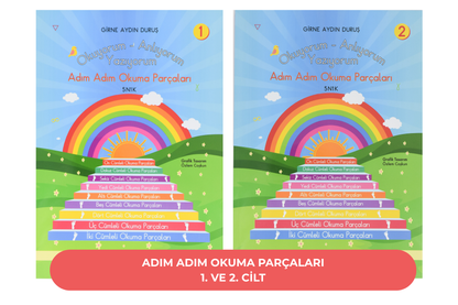 Adım Adım Okuma Parçaları 1-2 Okuyorum Anlıyorum Yazıyorum Serisi