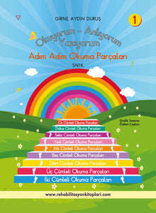 Adım Adım Okuma Parçaları 1-2 Okuyorum Anlıyorum Yazıyorum Serisi