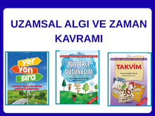 Uzamsal Algı, Yönler ve Zaman Kavramı Gelişim Seti (3 Kitap Bir Arada)