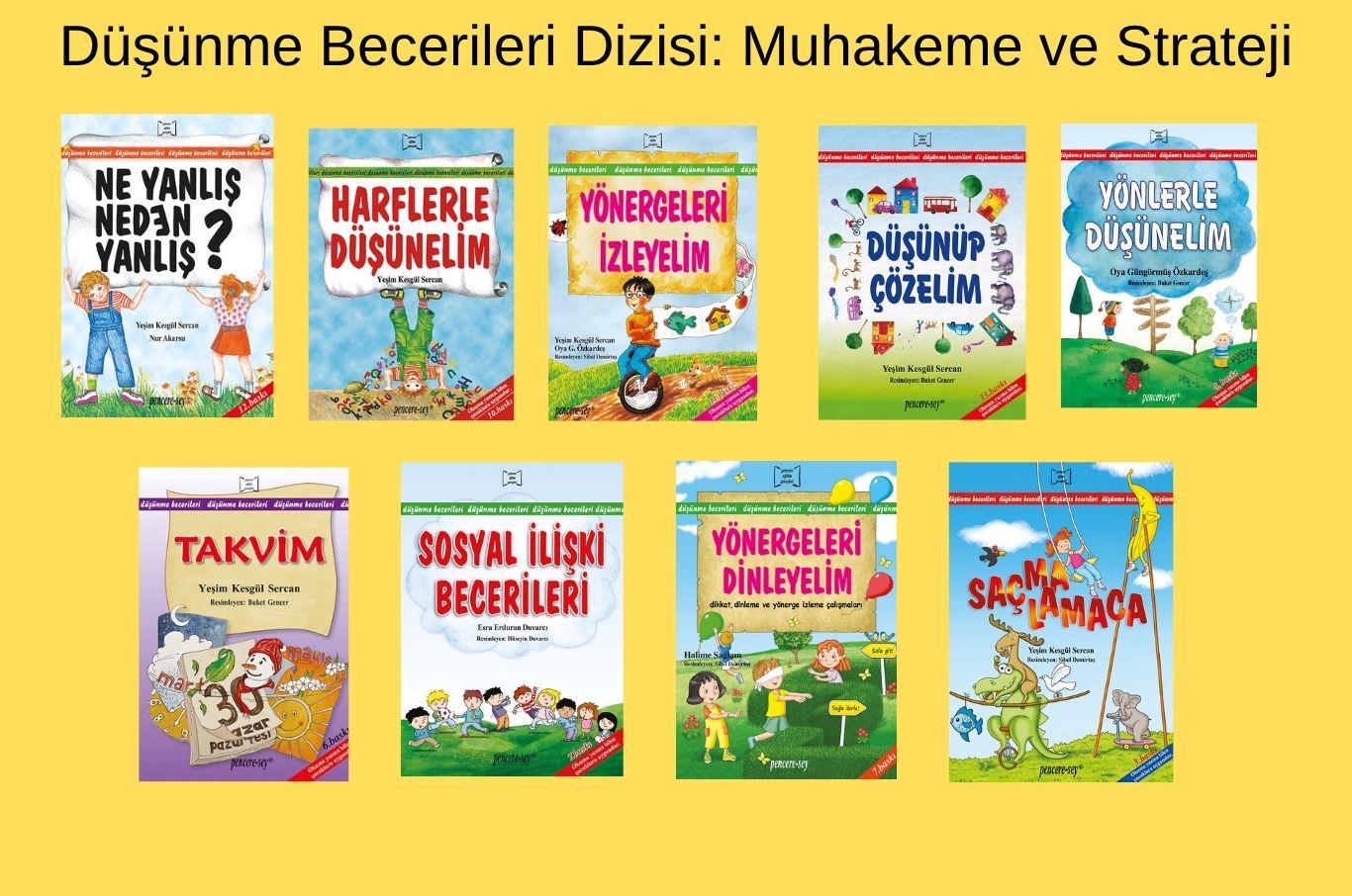 Düşünme Becerileri Dizisi: 9 Kitaplık Muhakeme, Strateji ve Zeka Gelişim Müfredatı
