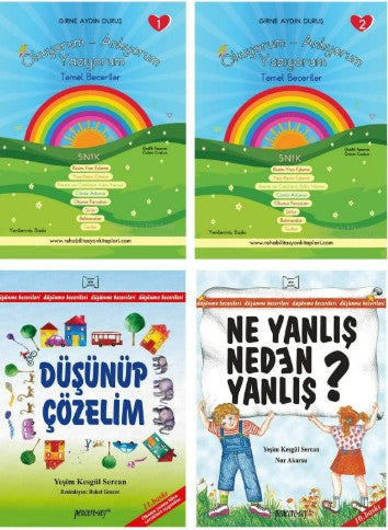 Temel Beceriler ve Düşünme Serisi: 4 Kitaplık Akademik Destek ve Zeka Gelişim Seti