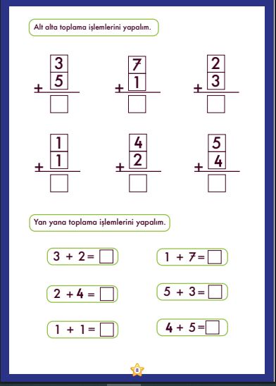 Toplama Matematik Evreni Serisi