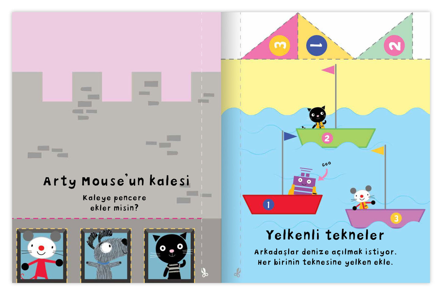 Arty Mouse Kesme Etkinlikleri: Makas Tutma Becerisinden Sanat Eserine!